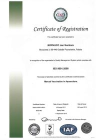 Certificate Norvacc